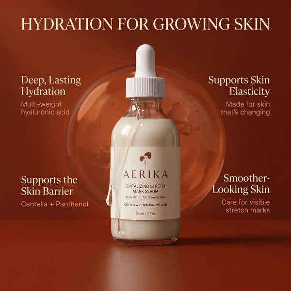 Unlike Generic Stretch Mark Creams, AERIKA Is Built for Skin That's Changing Fast
